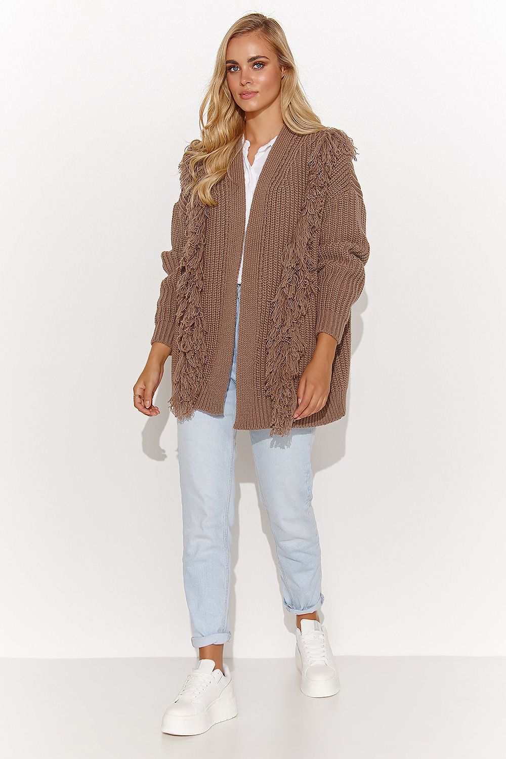 Cardigan model 185224 Makadamia