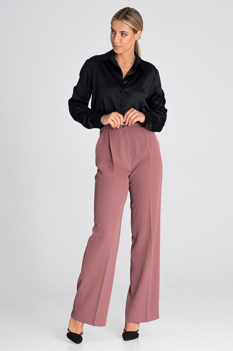 Pantaloni lunghi model 185076 Figl